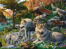 Casse-tête - Loups au printemps (1500 pcs)