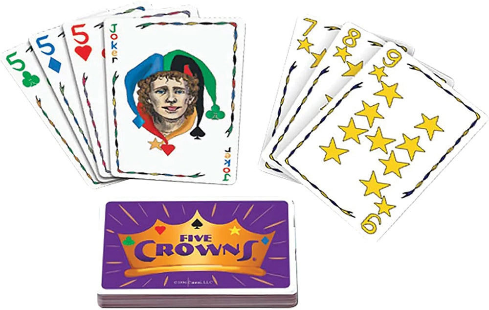 Five Crowns – Jeu De Cartes Pour 3-7 Joueurs, Stratégie Et Chance, Dès 8 Ans (version Anglaise)