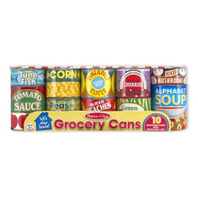 Ensemble de boîtes de conserve  - Grocery Cans (10)