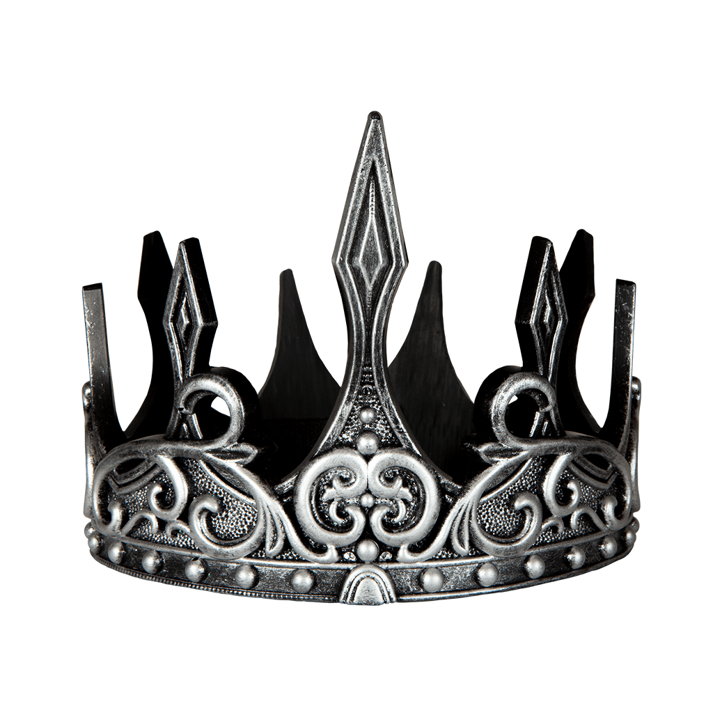 Couronne médiévale (argent et noire)