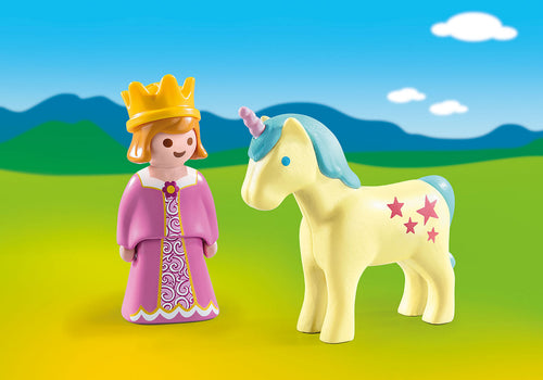 Playmobil 1 2 3 - Princesse et licorne