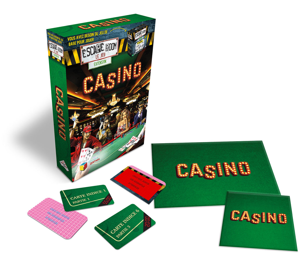Escape de room - Extension Casino (Niveau de difficulté : 3/5)
