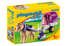 Playmobil 1 2 3 - Carriole avec cheval