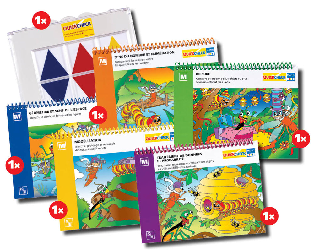 QuickCheck Maths - Atelier de ressources éducatives pour les élèves de maternelle