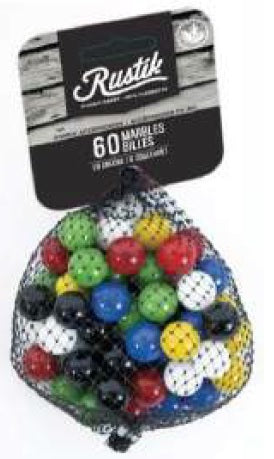 Sac de 60 billes pour jeu de Tock et dames chinoises