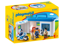 Playmobil 1 2 3 - Commissariat de police transportable