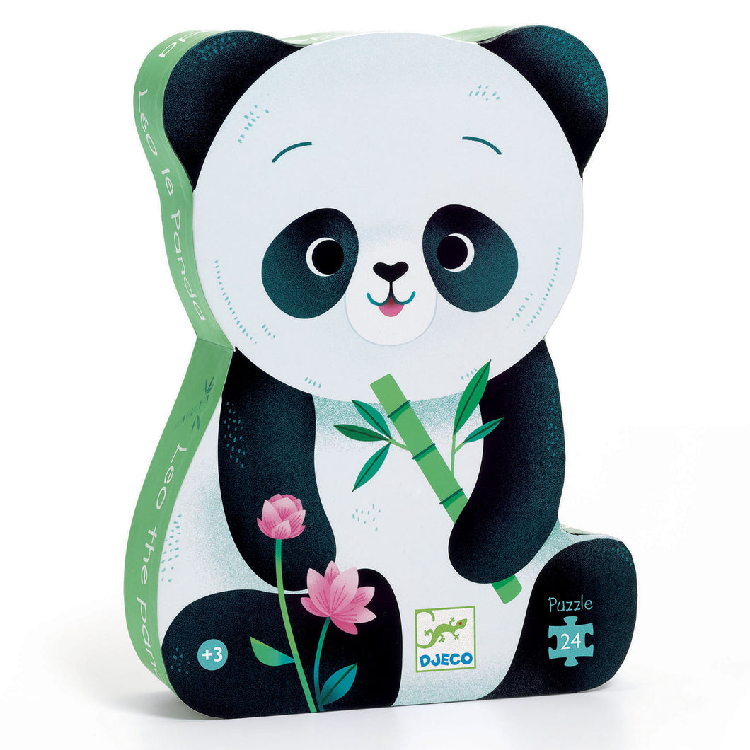 Pré-commande : Casse-tête silhouette - Léo le panda (24 pcs)
