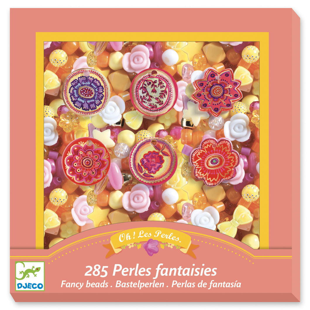 Pré-commande : Ensemble de perles fantaisies - Fleurs (285 pcs)