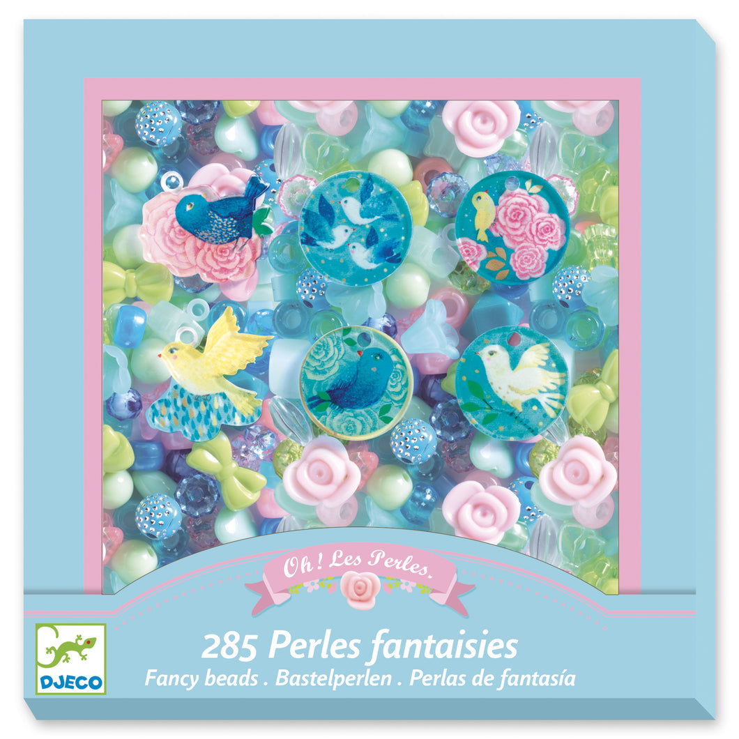 Pré-commande : Ensemble de perles fantaisies - Oiseaux (285 pcs)