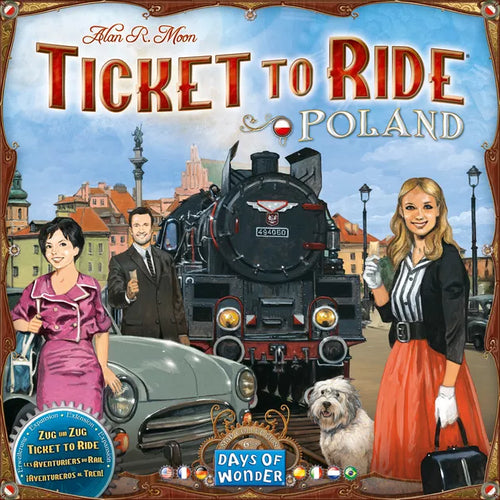 Pré-commande : Aventuriers du rail - ext Pologne (multilingue)