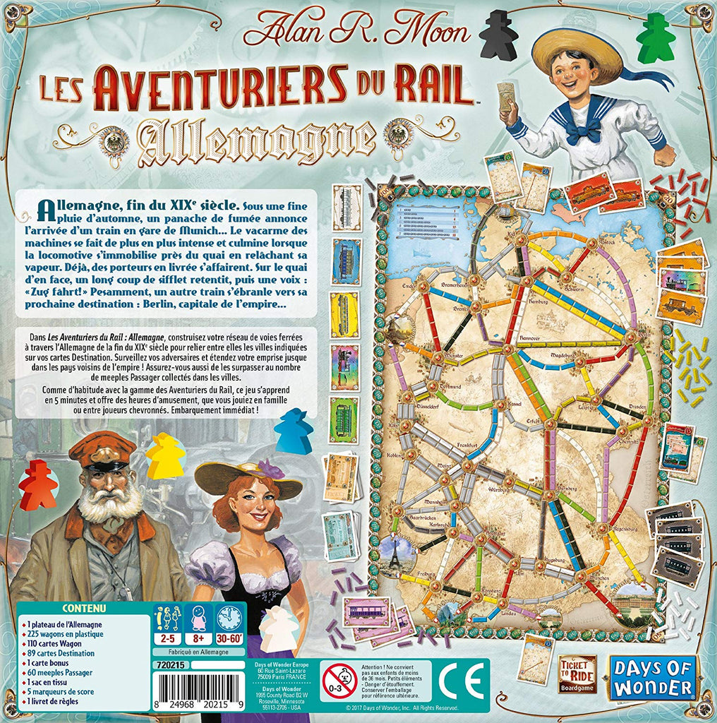 Aventuriers du rail (USA) - Un ticket pour l'aventure – L'atelier de  Charlotte