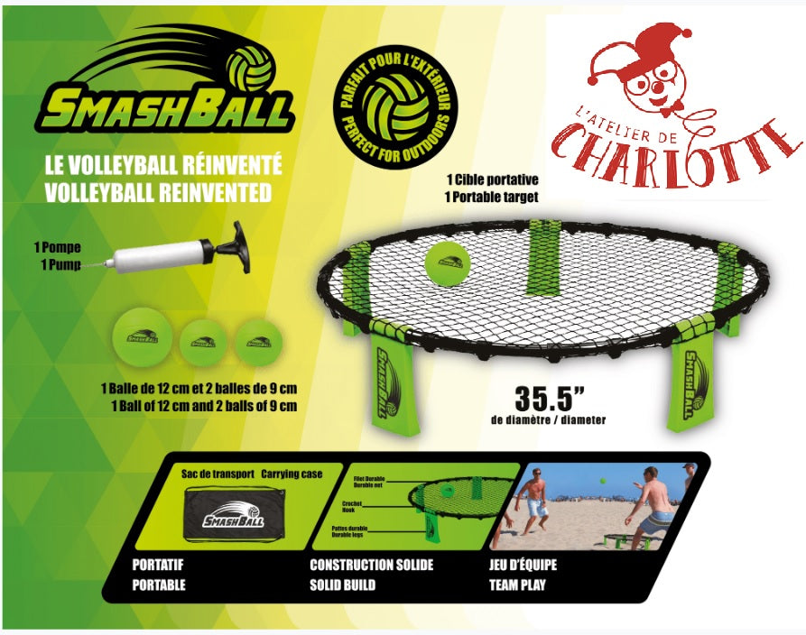 Jeu de Smashball - Le volleyball réinventé