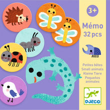 DJECO - Memo 32pcs - Petites bêtes