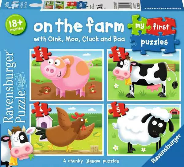 Casse-tête progressif - Ferme (2-3-4-5 pcs)