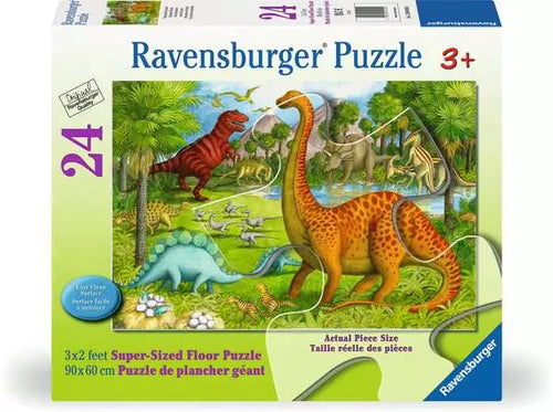 Casse-tête de plancher - Dinosaures (24 pcs)