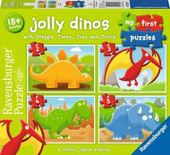 Casse-tête progressif - Dinos (2-3-4-5 pcs)