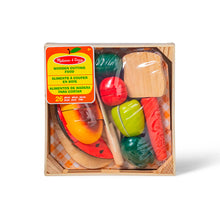 Aliments en bois à découper - Wooden Cutting Food Set