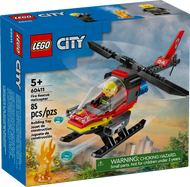 LEGO - City - L’hélicoptère de sauvetage des pompiers