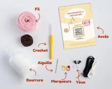 Kit de crochet - Ferme - Le p'tit cochon (Niv 2 - Facile)