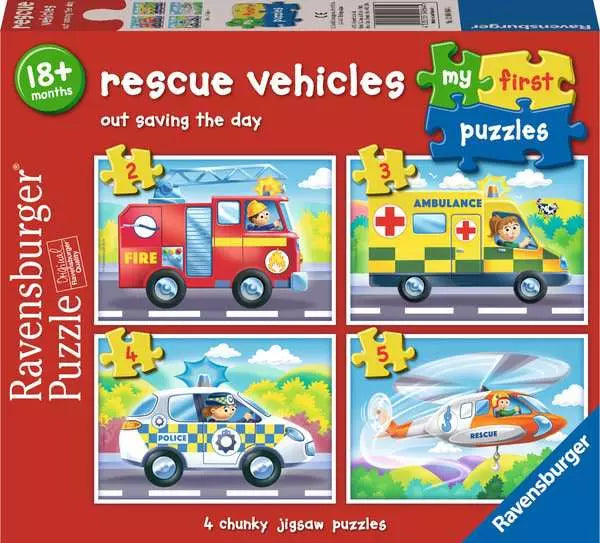 Casse-tête progressif - Véhicules de secours (2-3-4-5 pcs)
