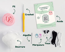 Kit de crochet - Mer - La pieuvre (Niv 1 - Débutant)
