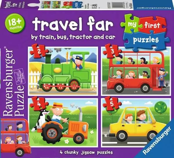 Casse-tête progressif - Transport (2-3-4-5 pcs)