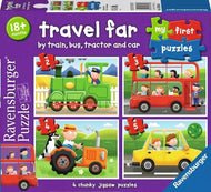 Casse-tête progressif - Transport (2-3-4-5 pcs)