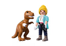 Tyrannosaure et exploratrice