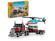 LEGO - Creator - Le camion à plateforme avec un hélicoptère