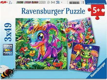 Casse-tête - Bébés dragons (3 x 49 pcs)