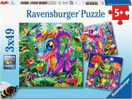 Casse-tête - Bébés dragons (3 x 49 pcs)
