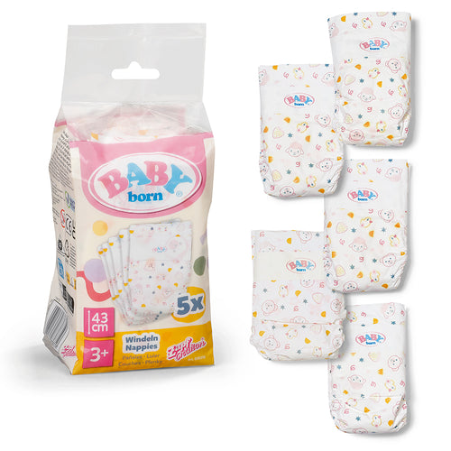 Baby Born - Paquet de 5 couches