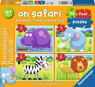 Casse-tête progressif - Safari (2-3-4-5 pcs)