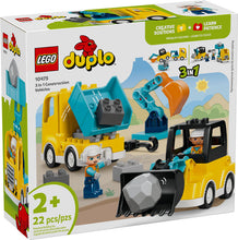 LEGO - DUPLO - Les véhicules de chantier 3 en 1