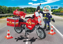 Playmobil - Pompier et moto