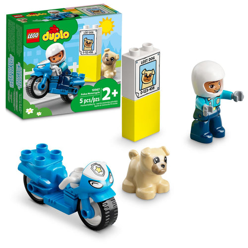 LEGO - DUPLO - Moto de police