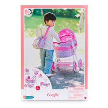 Corolle - Accessoires - Landeau floral pour poupée de 36-42-52 cm