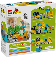 LEGO - DUPLO - Les véhicules de chantier 3 en 1