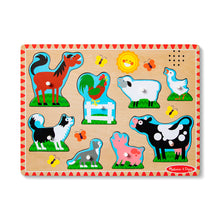 Casse-tête sonore - Animaux de la ferme (8pcs)