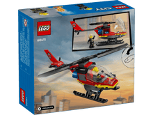LEGO - City - L’hélicoptère de sauvetage des pompiers