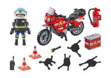 Playmobil - Pompier et moto