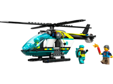 LEGO - City - L’hélicoptère de sauvetage d’urgence
