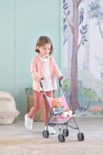 Corolle - Accessoires - Poussette parapluie rose pour poupée