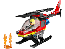 LEGO - City - L’hélicoptère de sauvetage des pompiers
