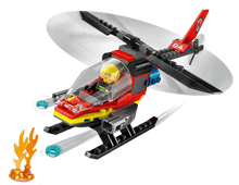 LEGO - City - L’hélicoptère de sauvetage des pompiers
