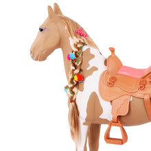 OG - Cheval - Palomino crinière à coiffer (50cm - 20 pouces)