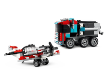 LEGO - Creator - Le camion à plateforme avec un hélicoptère