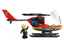LEGO - City - L’hélicoptère de sauvetage des pompiers