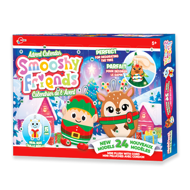 Calendrier de l'Avent - Peluches Smooshy Friends