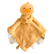 Doudou pour bébé - Canard ocre doré